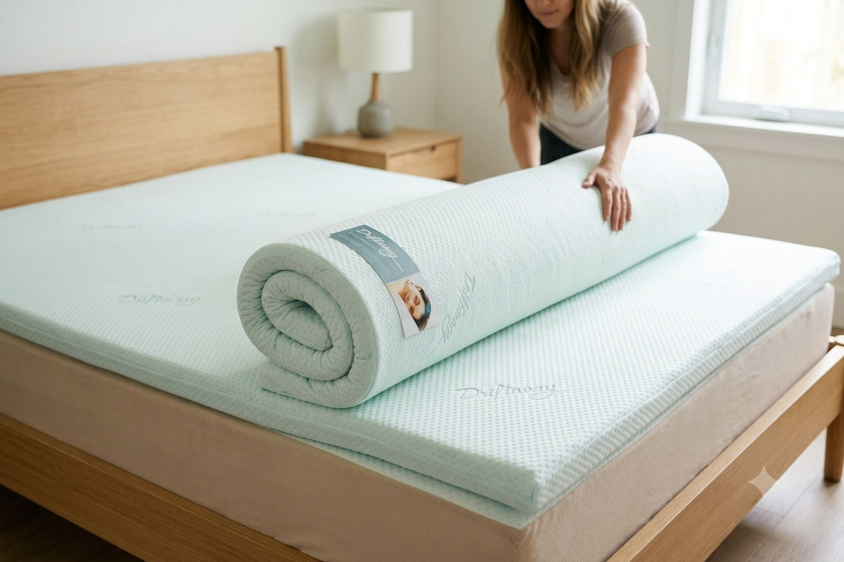 Gel Memory Foam Mattress Topper