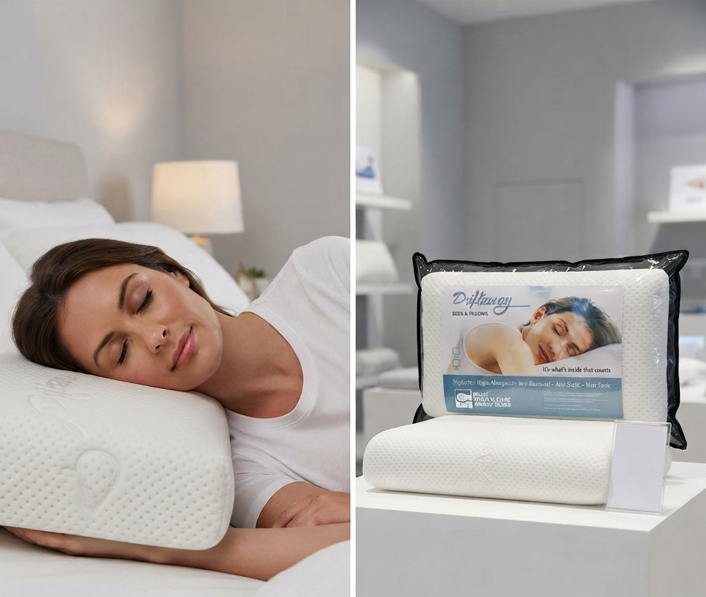 Gel Memory foam contour pillow